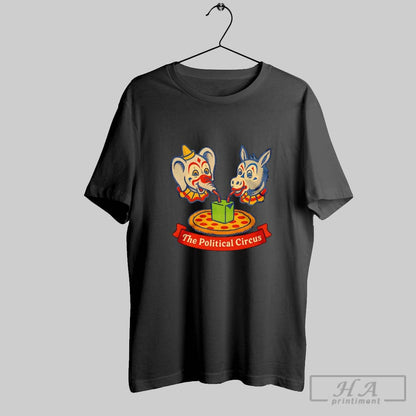 Democrats And Republicans Clown Political Circus Tee Vintage Fashion