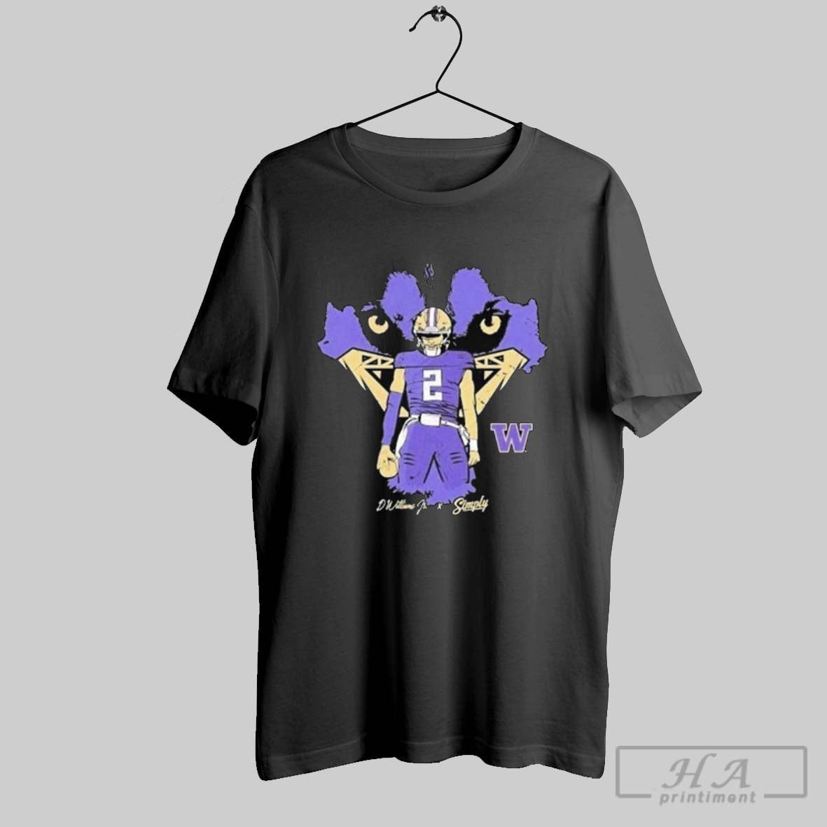 Demond Williams Jr Future Washington Huskies Long Sleve Long Sleeve