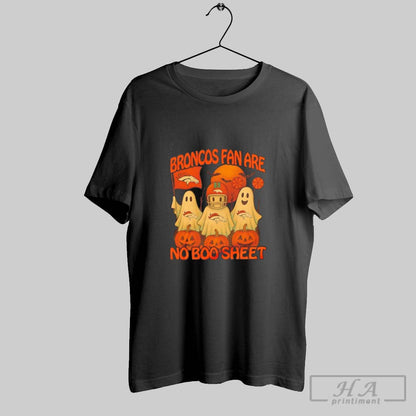 Denver Broncos Are No Boo Sheet Halloween TShirt Modern Outfit