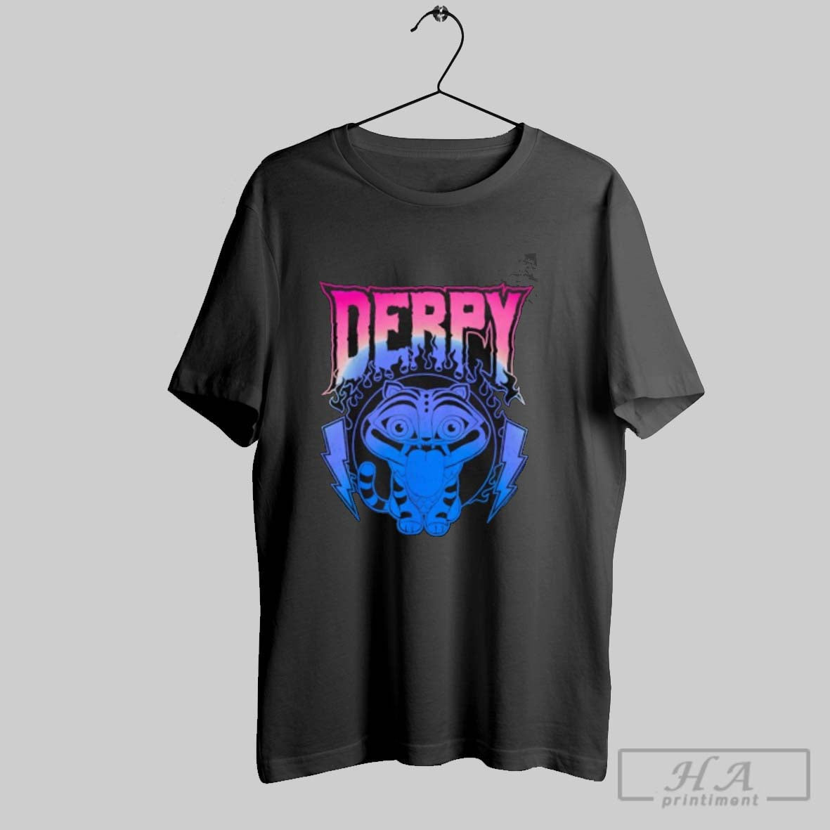 Derpy Tiger Kpop Demon Hunters Anime Shirt Elegant Apparel