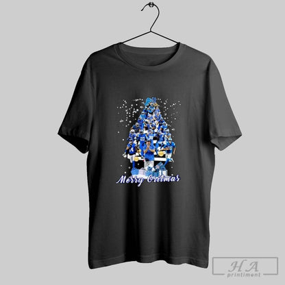Detroit Lions Merry Gritmas Merry Tree 2025 Sweatshirt Elegant Art