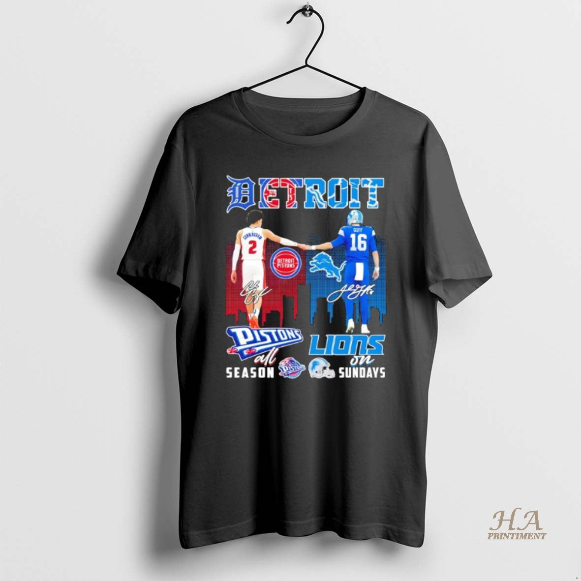 Detroit Sports Cunningham Pistons All Season X Goff Lions Sundays