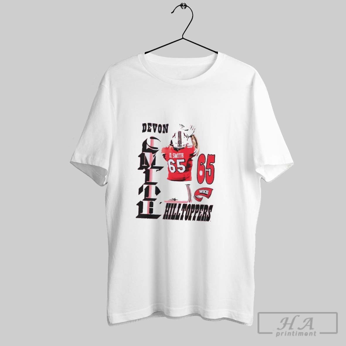 Devon Smith Hilltoppers Celebration Wku Football Long Sleeve Vintage