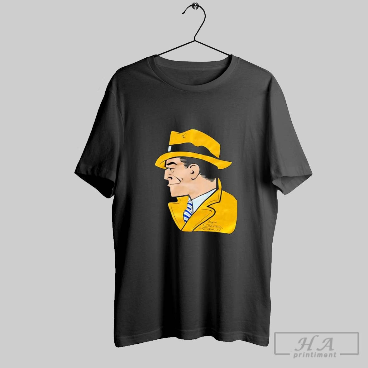 Dick Tracy Chester Gould Comic Book Posters Black Tank Top Modern Gift