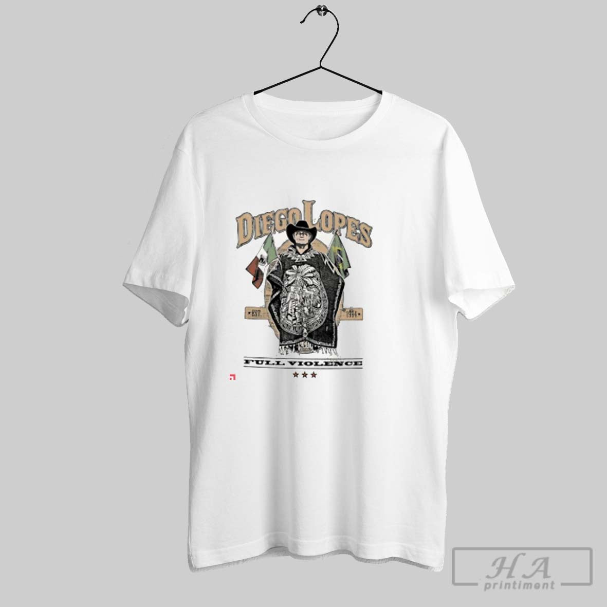 Diego Lopes Full Violence Est 1994 Ufc Merchandise Tee Stylish Outfit
