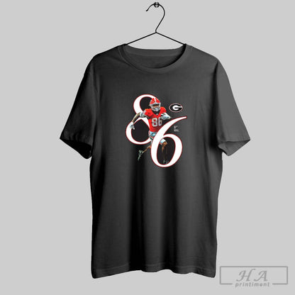 Dillon Bell Number 86 Georgia Bulldogs Football Breakthrough V Neck