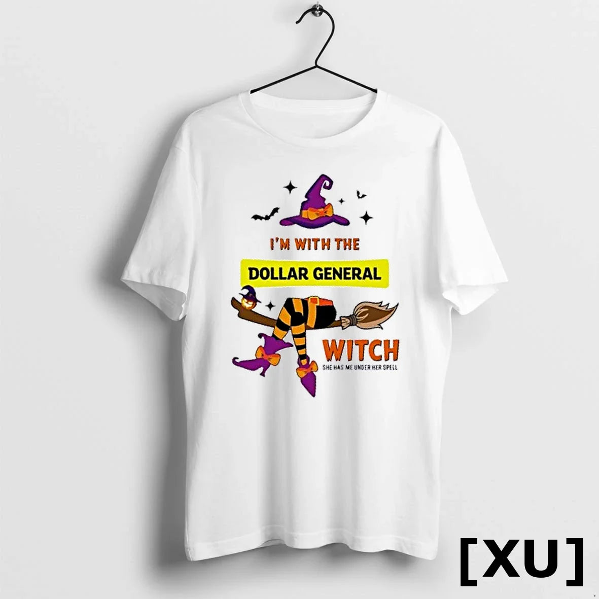 Dollar General Im Witch She Has Me Under Her Spell Halloween Tshirts
