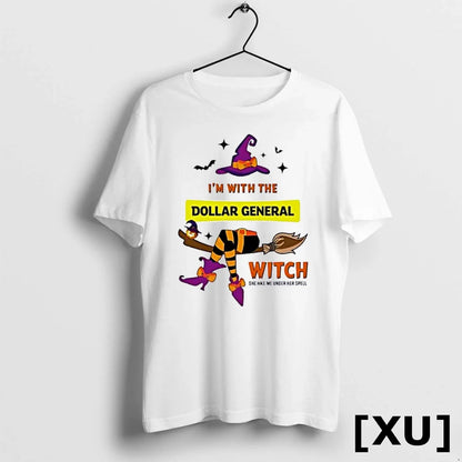 Dollar General Im Witch She Has Me Under Her Spell Halloween Tshirts