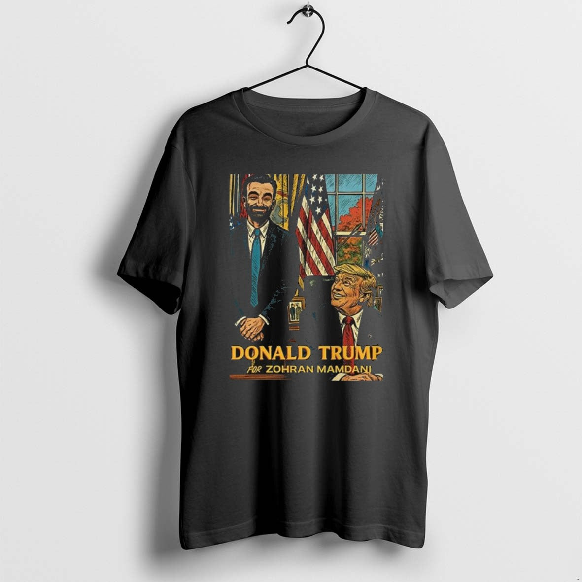 Donald Trump Likes Zohran Mamdani Usa Sweatshirt Retro Merch