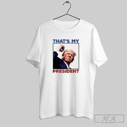 Donald Trump Warrior Thats My President Shooting Usa Sweatshirt