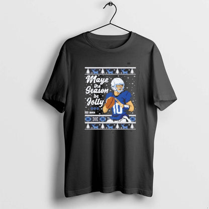 Drake Maye New England Patriots Maye Season Be Jolly Ugly Shirt