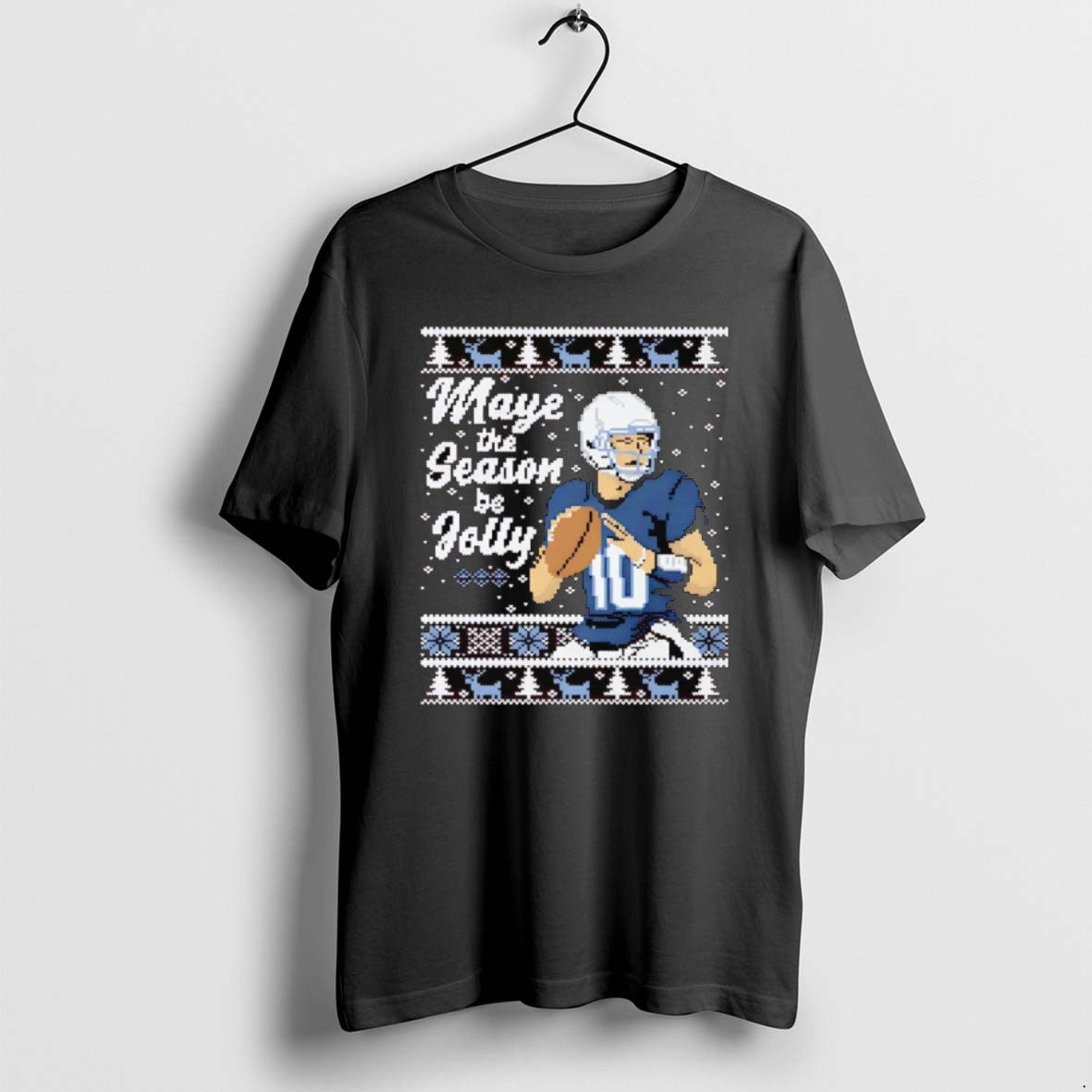 Drake Maye Season Be Jolly Ne Patriots Ugly Long Sleeve Classic Look