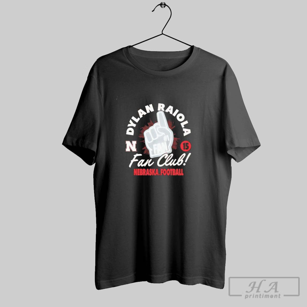 Dylan Raiola Club Nebraska Cornhuskers Long Sleeve Classic Design