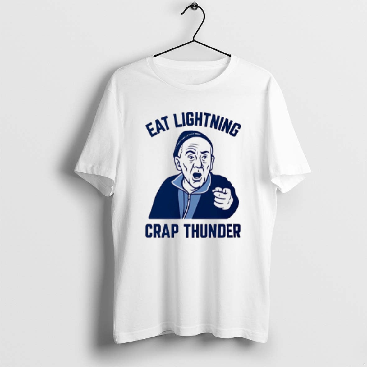 Eat Lightning Crap Thunder Rocky Philadelphia Tee Retro Design