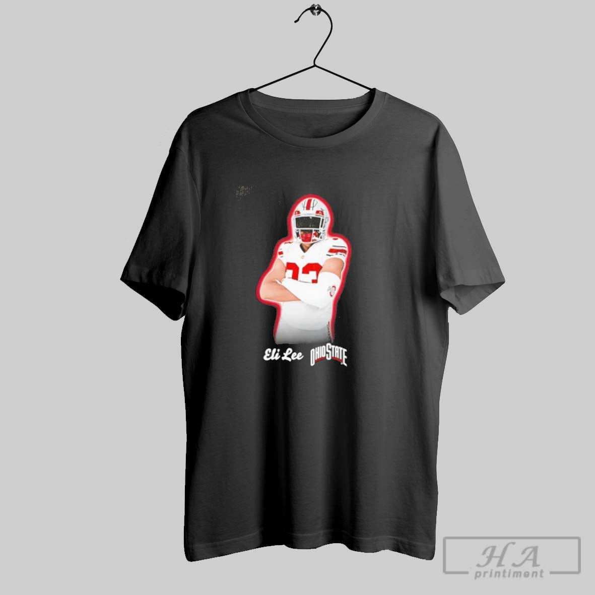Eli Lee Ohio State Buckeyes Portrait Hoodie Stylish Collection