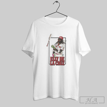 Elly De La Cruz Bat Flip Long Sleeve Authentic Merch