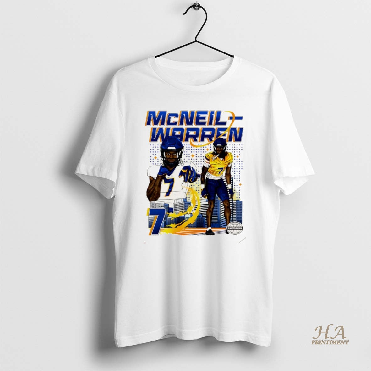 Emmanuel Mcneil Warren Toledo Rockets City Skyline Comic Shirt