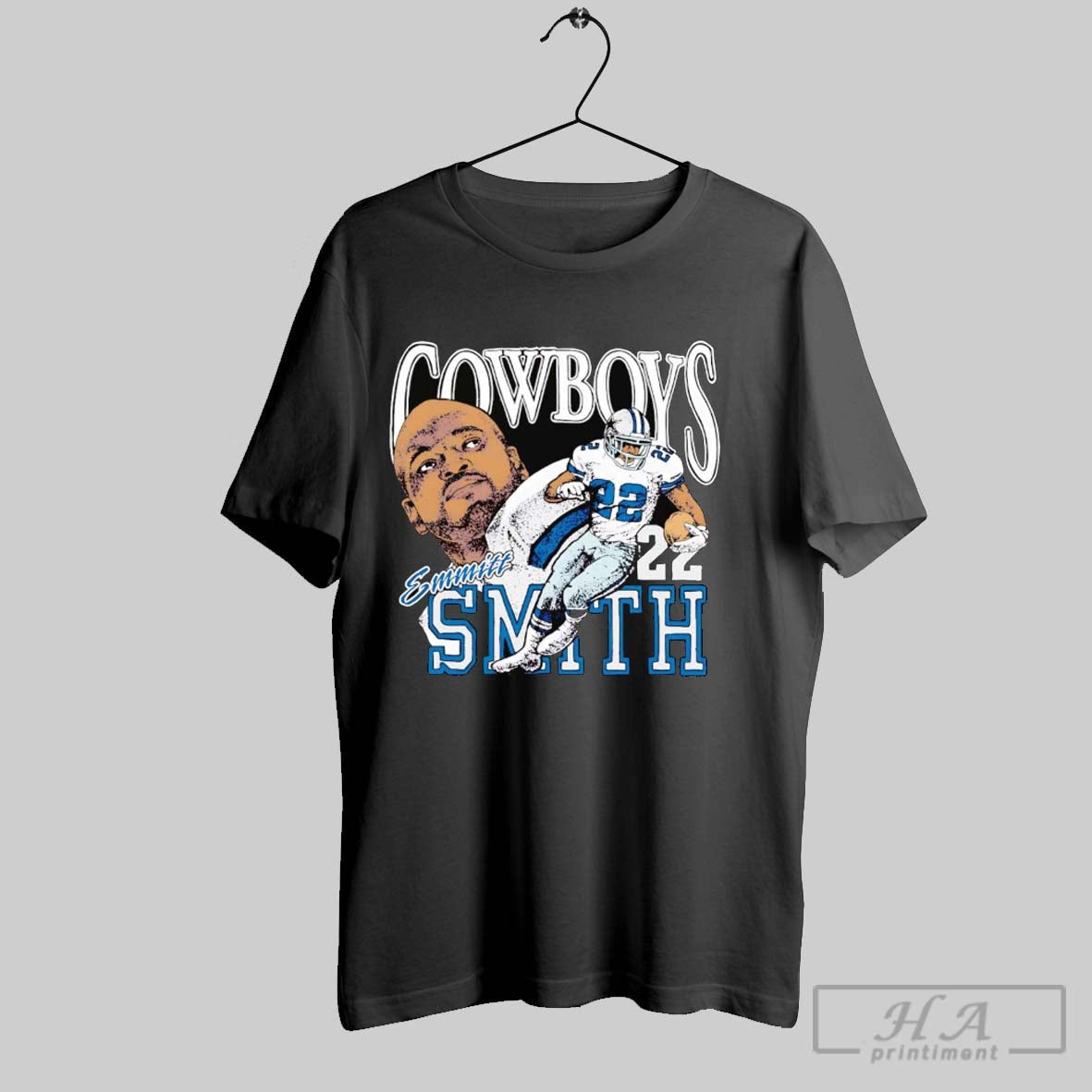 Emmitt Smith Caricature Player Dallas Cowboys Hoodie Elegant