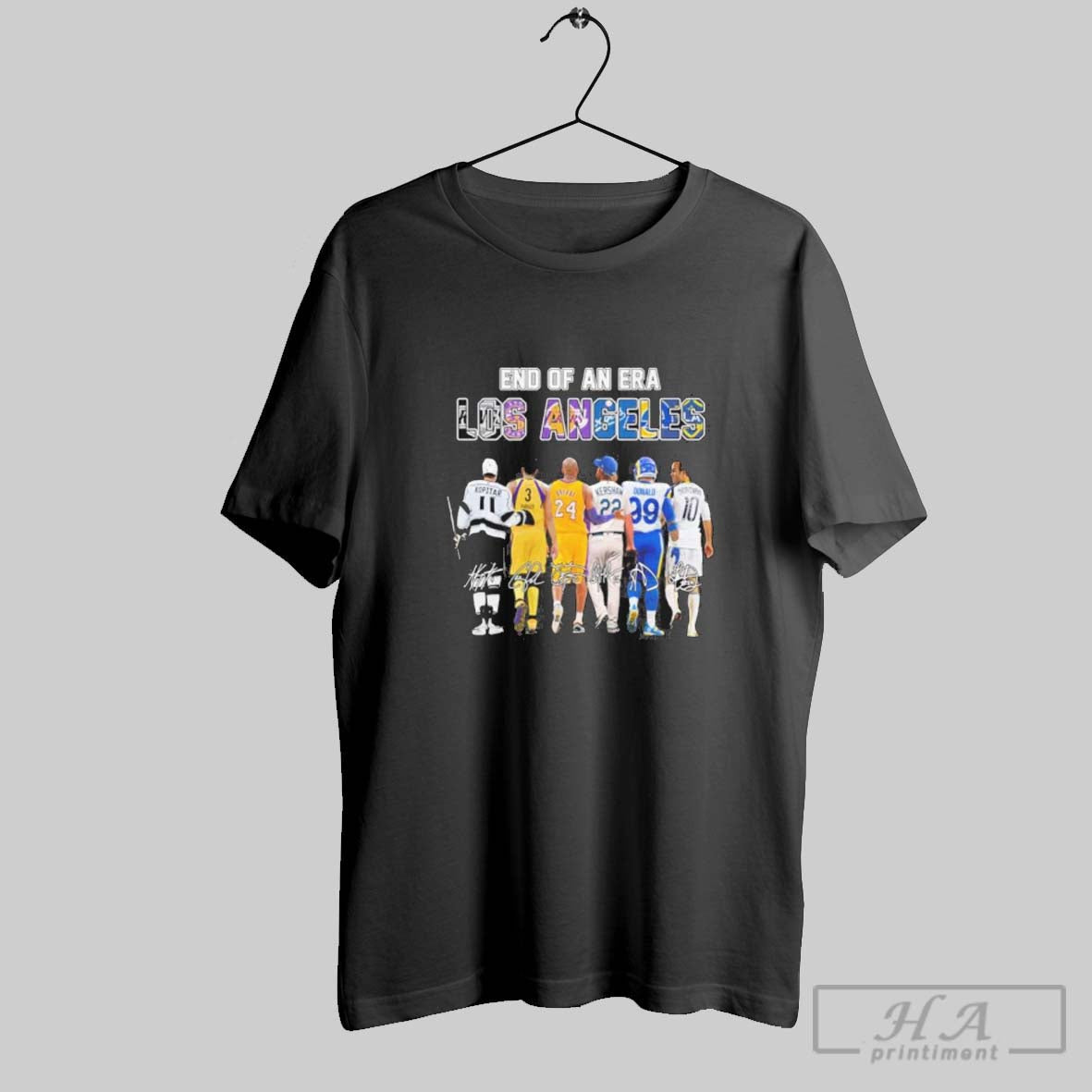 End Era Los Angeles Sports Teams Players Tee Exclusive Style