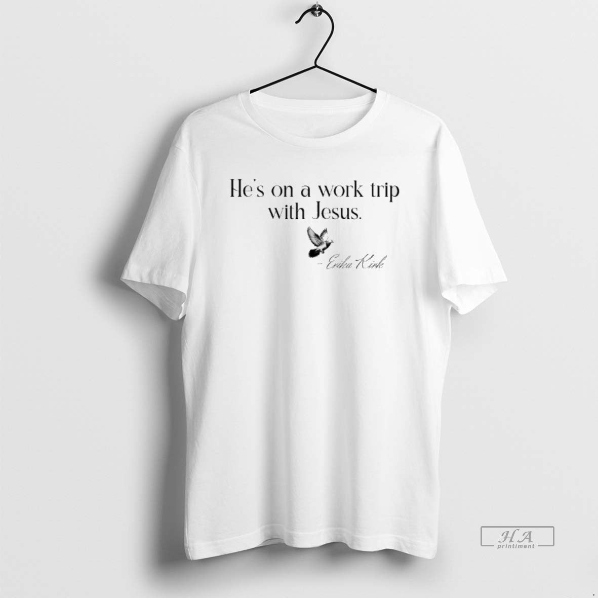 Erika Kirk Hes Work Trip Jesus Shirt Elegant Fashion