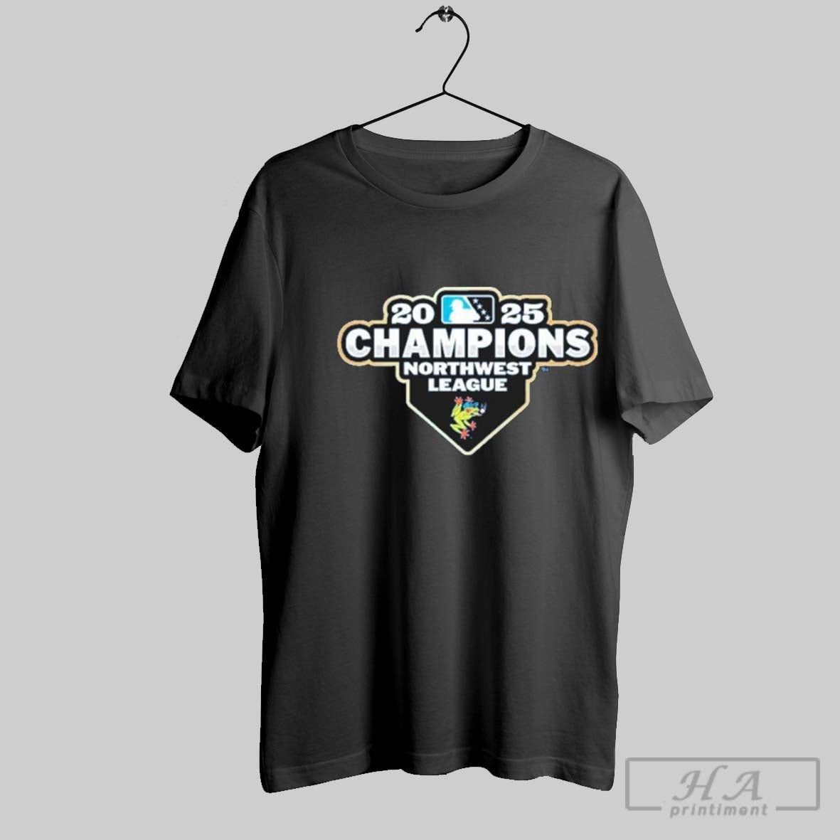 Everett Aquasox 2025 Northwest League Champions Logo Long Sleeve