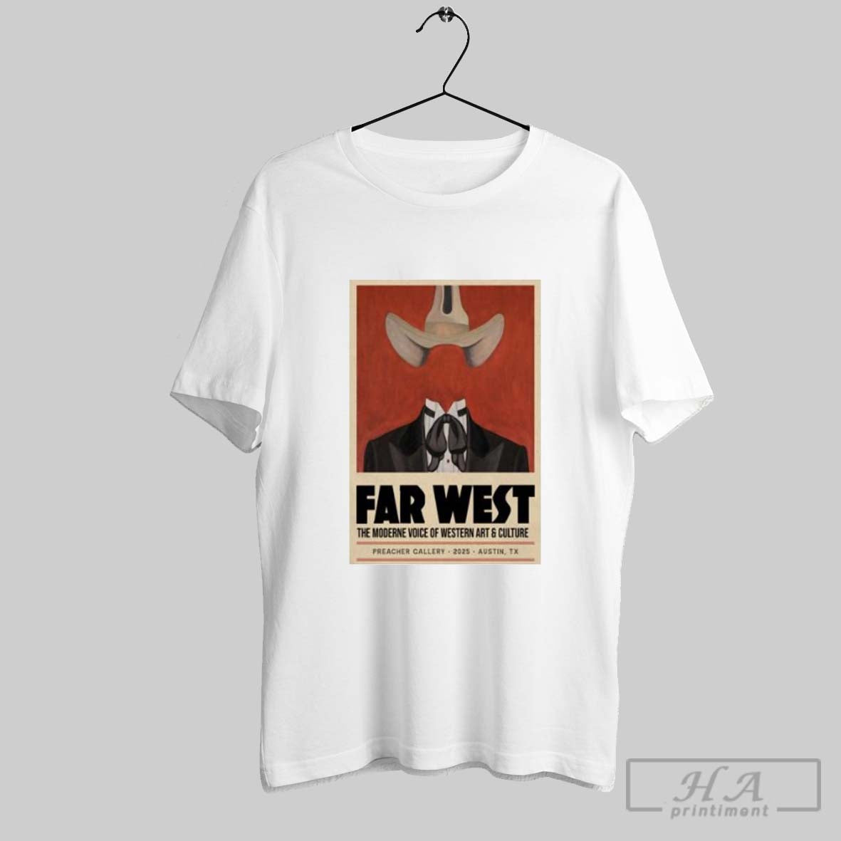 Far West Preacher Gallery Austin Tx 2025 Hoodie Retro Design