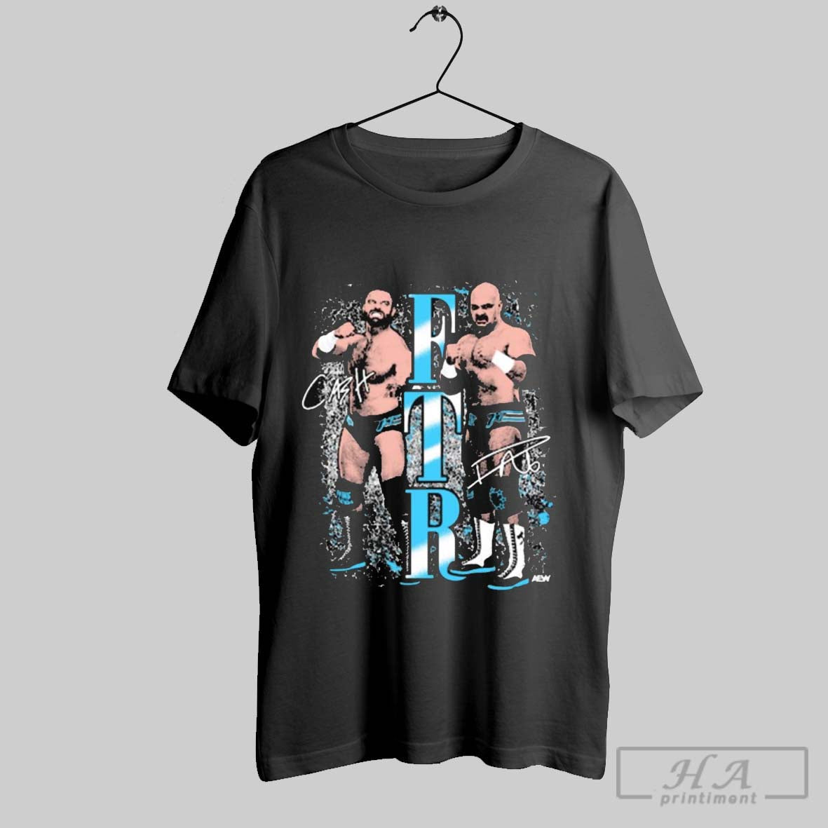Ftr Just Fists Aew Graphics Signatures Tee Designer Apparel