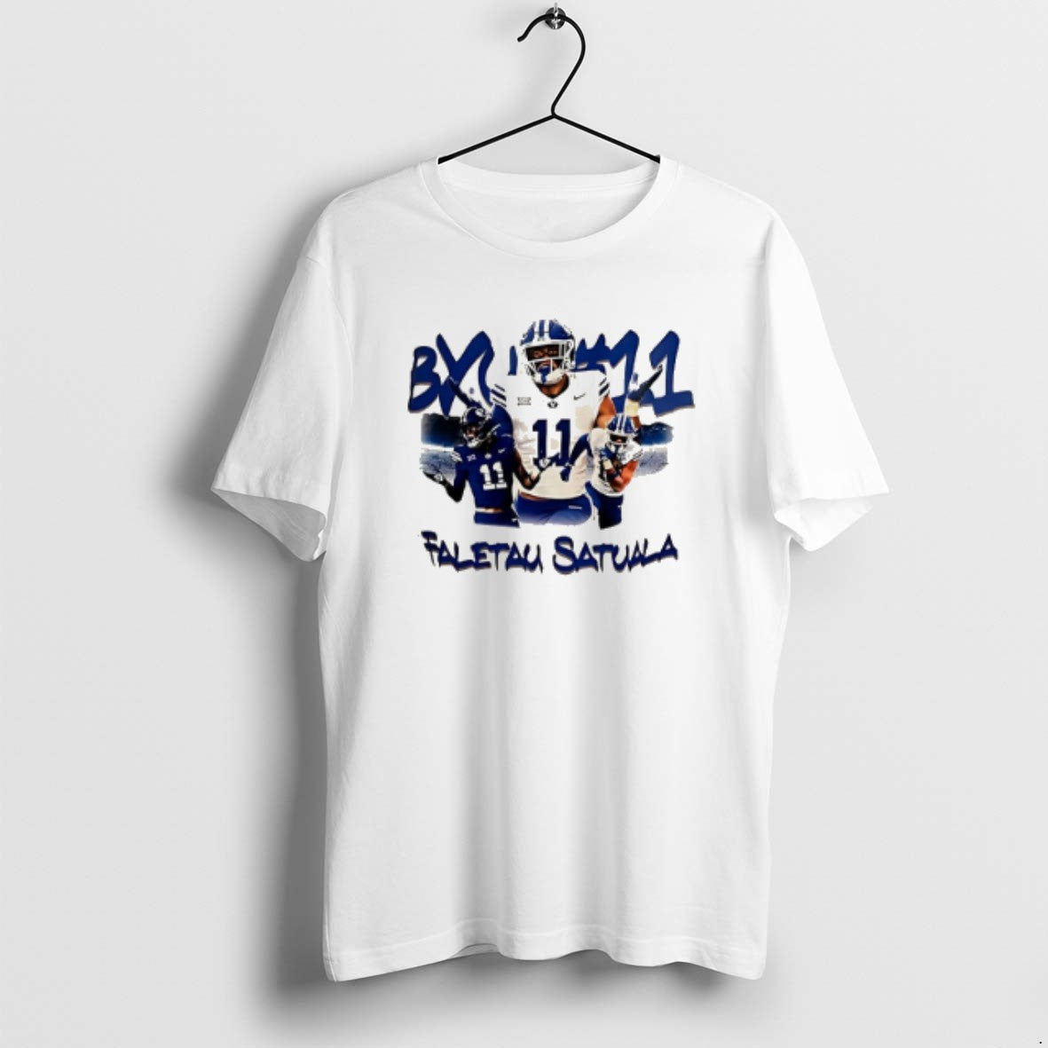Faletau Satuala Byu Cougars No 1 Player Collage Shirt Elegant Outfit