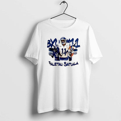 Faletau Satuala Byu Cougars No 1 Player Collage Shirt Elegant Outfit