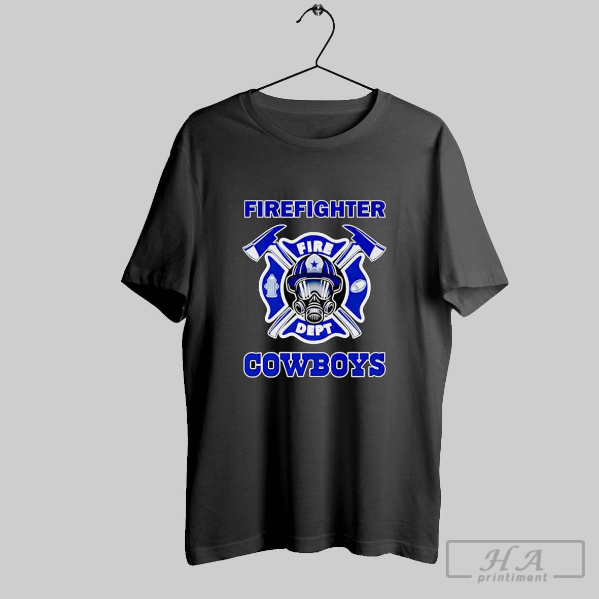 Firefighter Fire Dept Cowboys Hoodie Modern Look
