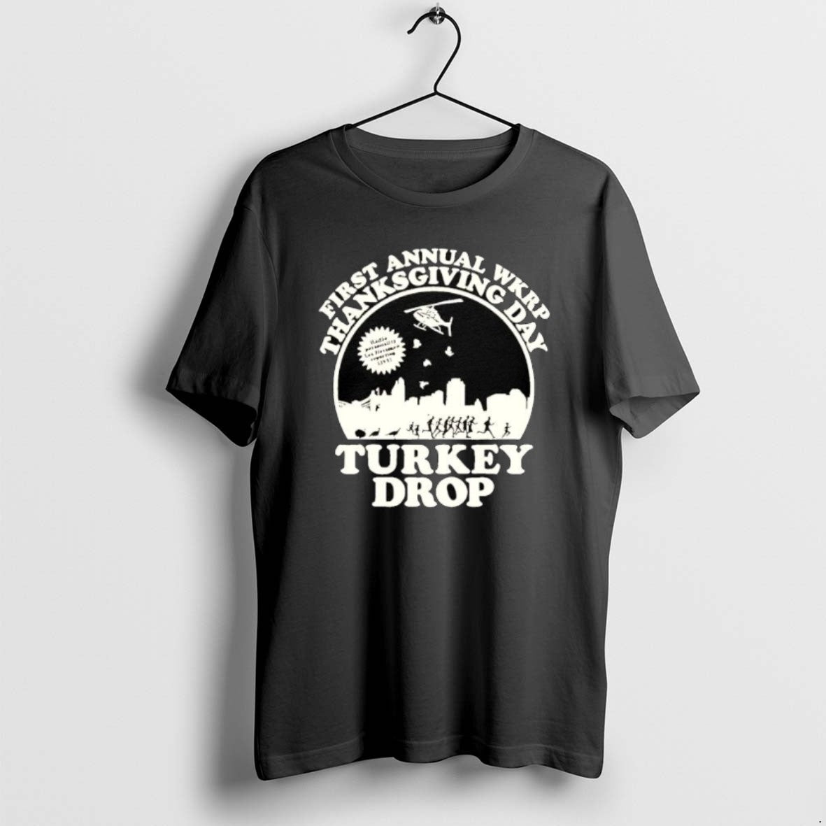 First Annual Wkrp Thanksgiving Day Turkey Drop TShirt Exclusive Style