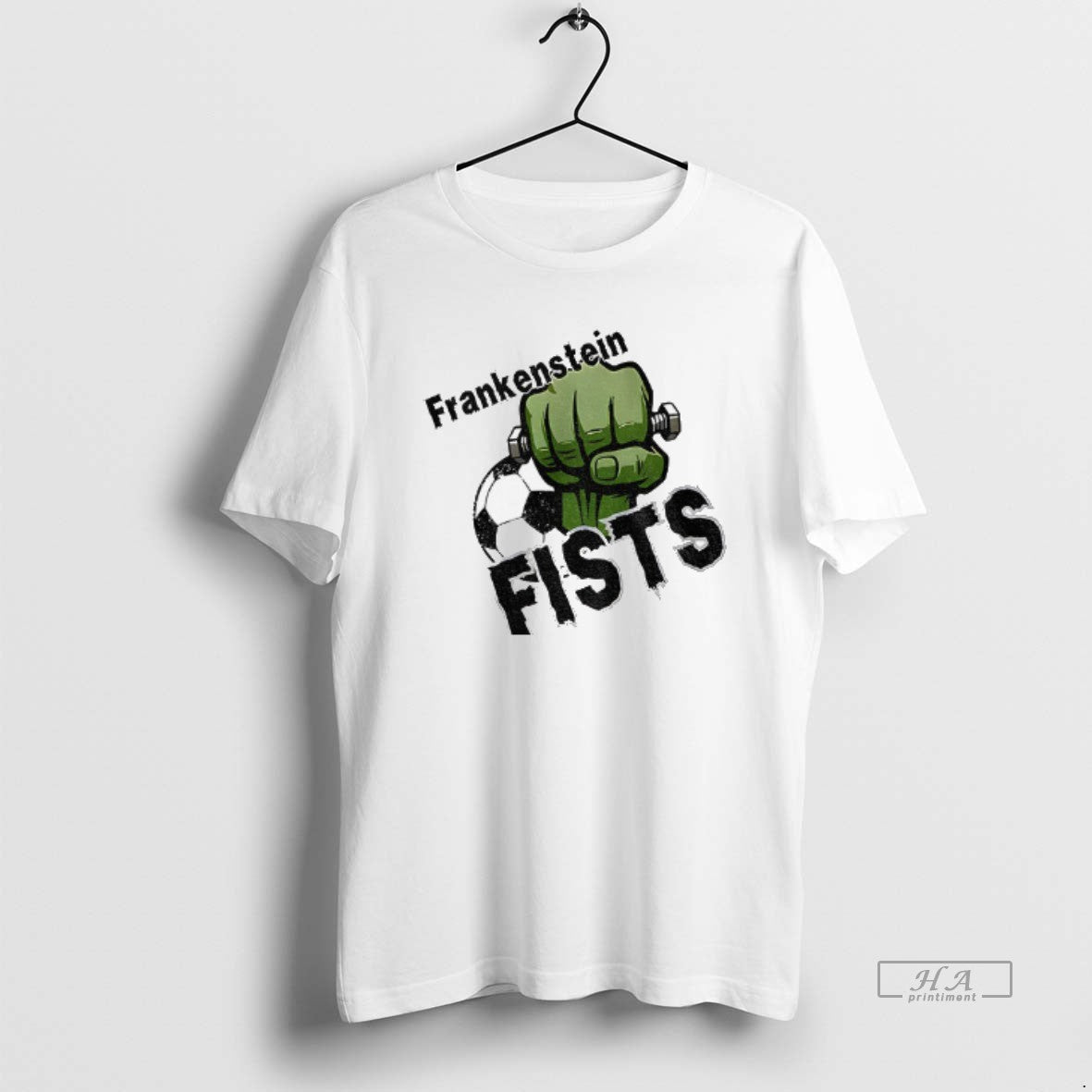 Frankenstein Fists Soccer TShirt Stylish Art