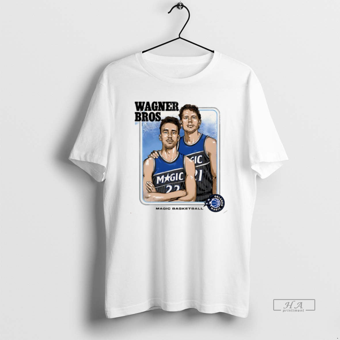 Franz Wagner And Moritz Wagner Orlando Magic Step Brothers TShirt