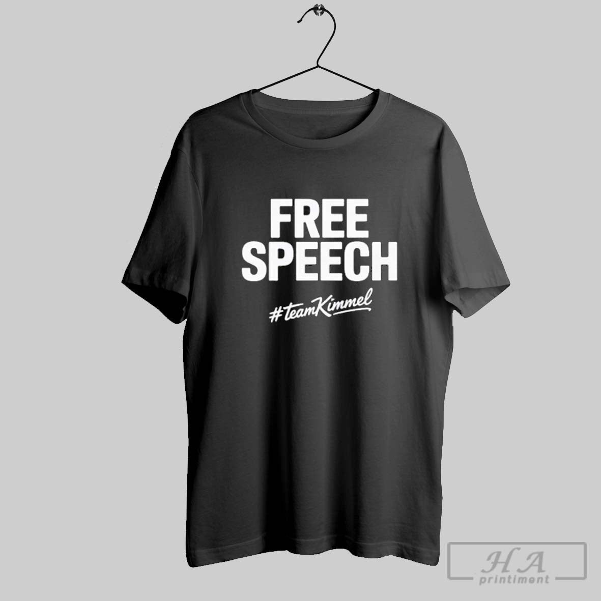 Free Speech Jimmy Kimmel Hoodie Authentic Art