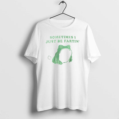 Frog Sometimes I Just Be Fartin Tank Top Designer Style
