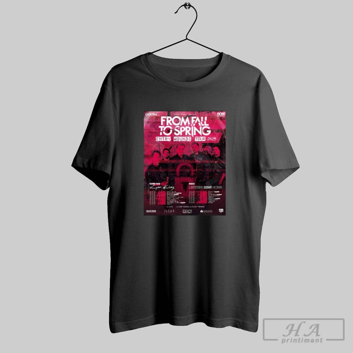 From Fall To Spring Entry Wounds Tour 2025 Dates Tank Top Premium