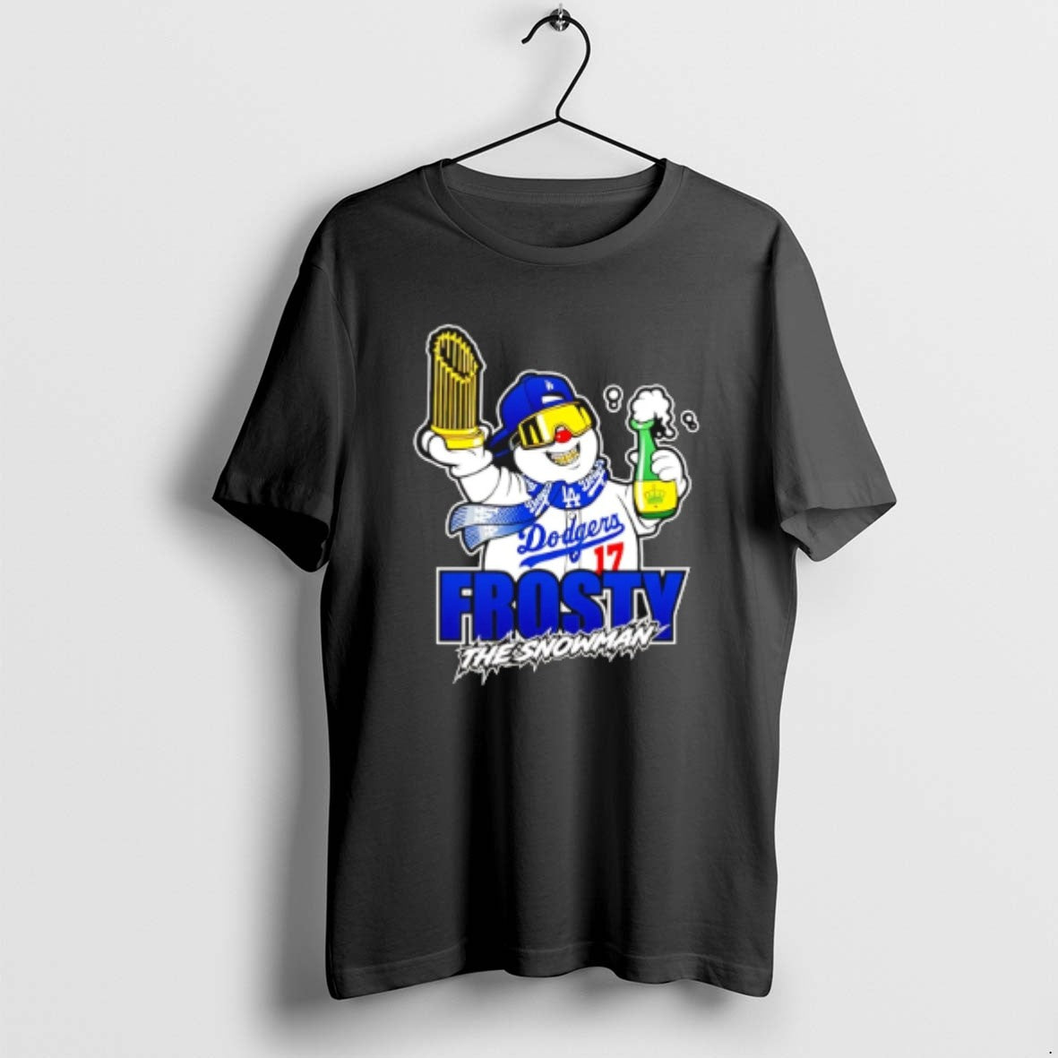 Frosty Snowman La Dodgers Champions 2025 Hoodie Trendy Apparel