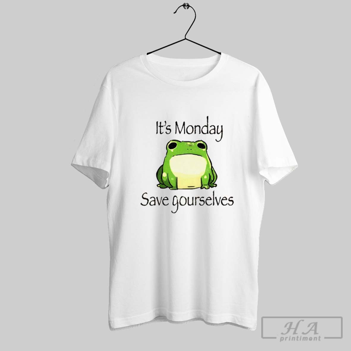 Frog Its Monday Save Yourselves Sweatshirt Vintage Merch