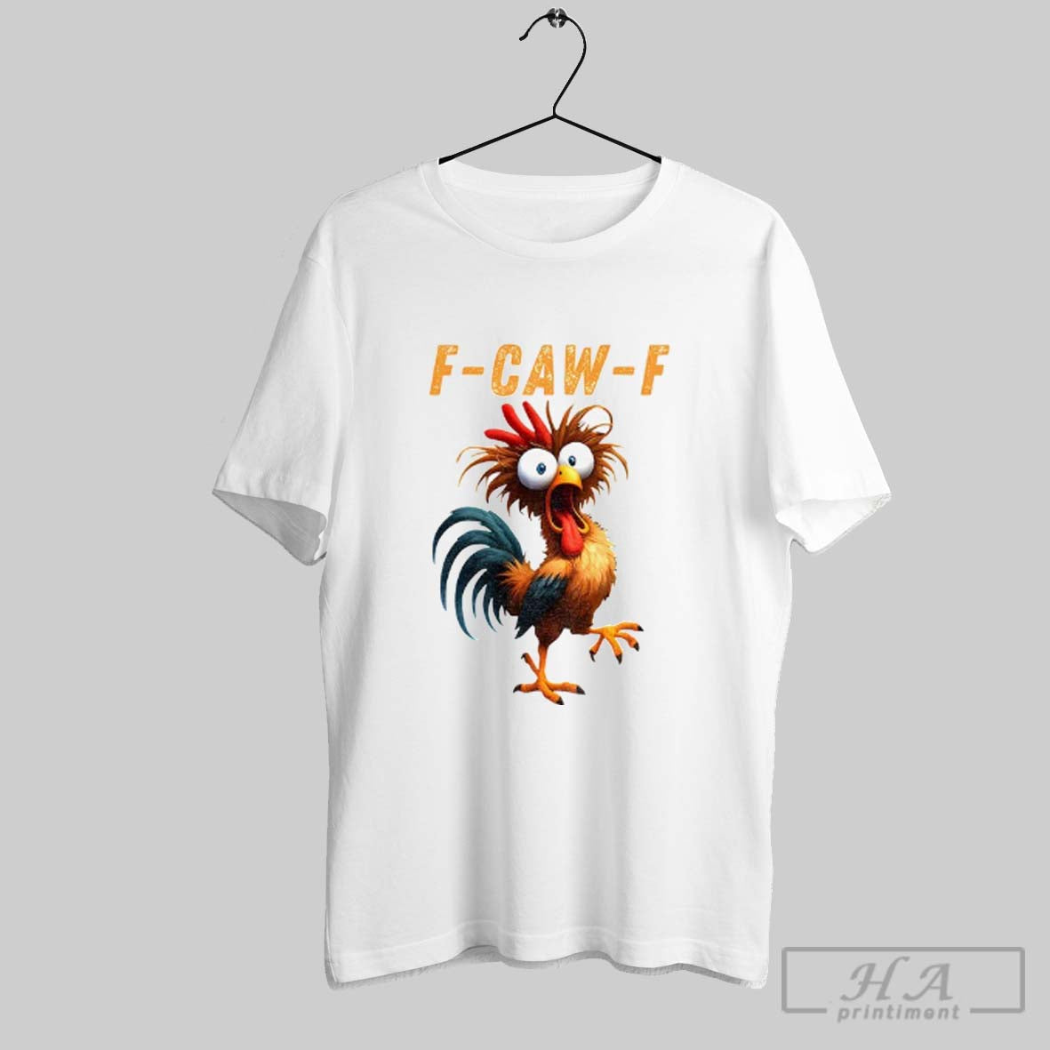 Gothic Raven Chicken F Caw F Meme TShirt Unique Style