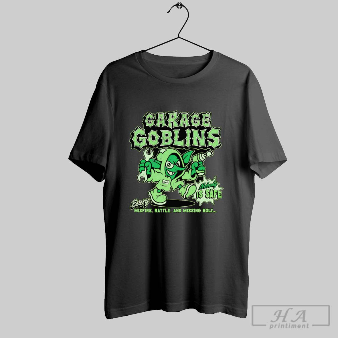 Garage Goblins Nobody Is Safe TShirt Authentic Merch