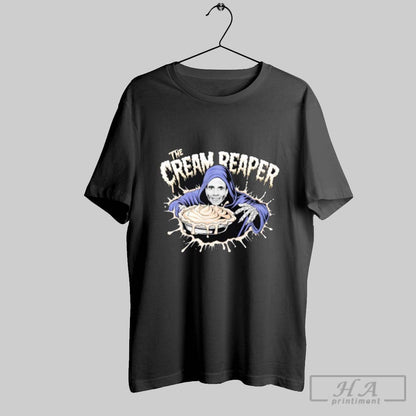 Gene Borrello Cream Reaper Halloween T TShirt Stylish Art