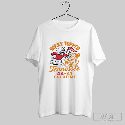 Georgia Bulldogs Rocky Tennessee 44 41 Overtime Sweatshirt Premium