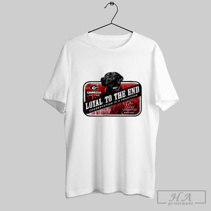 Georgia Football Loyal To End Conservation Is Tradition Tee Vintage