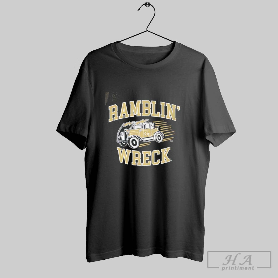 Georgia Tech Yellow Jackets Ramblin Wreck Hoodie Trendy Fashion