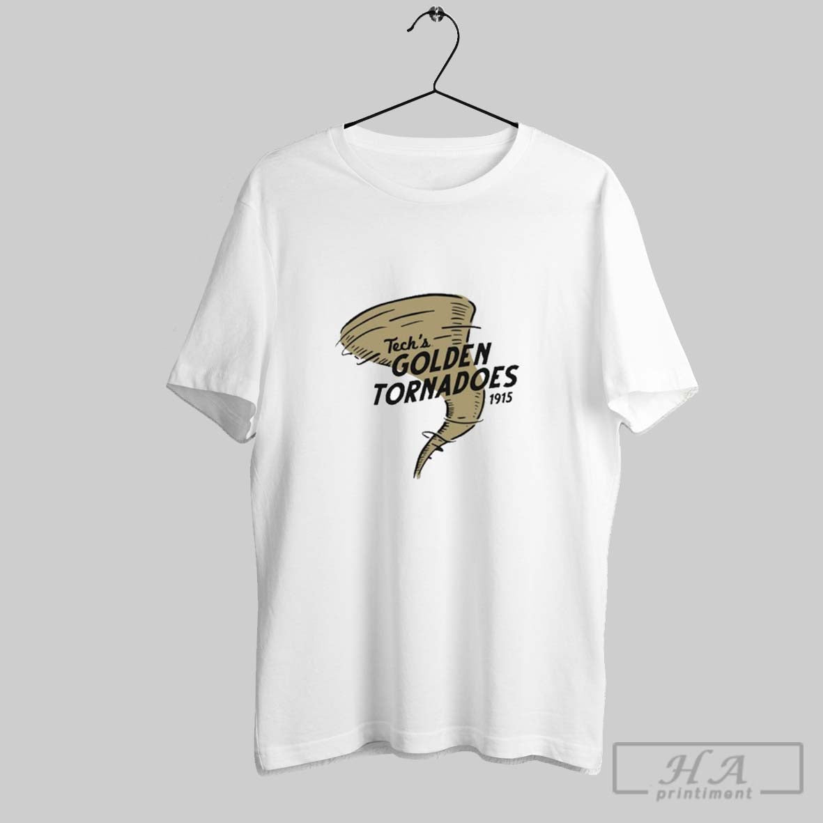 Georgia Tech Yellow Jackets Techs Golden Tornadoes 1915 Long Sleeve