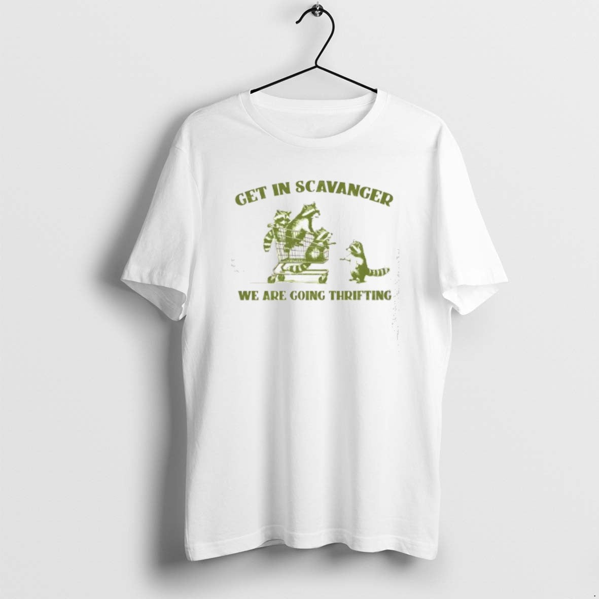 Get Scavenger Were Going Thrifting Raccoons TShirt Unique Merch