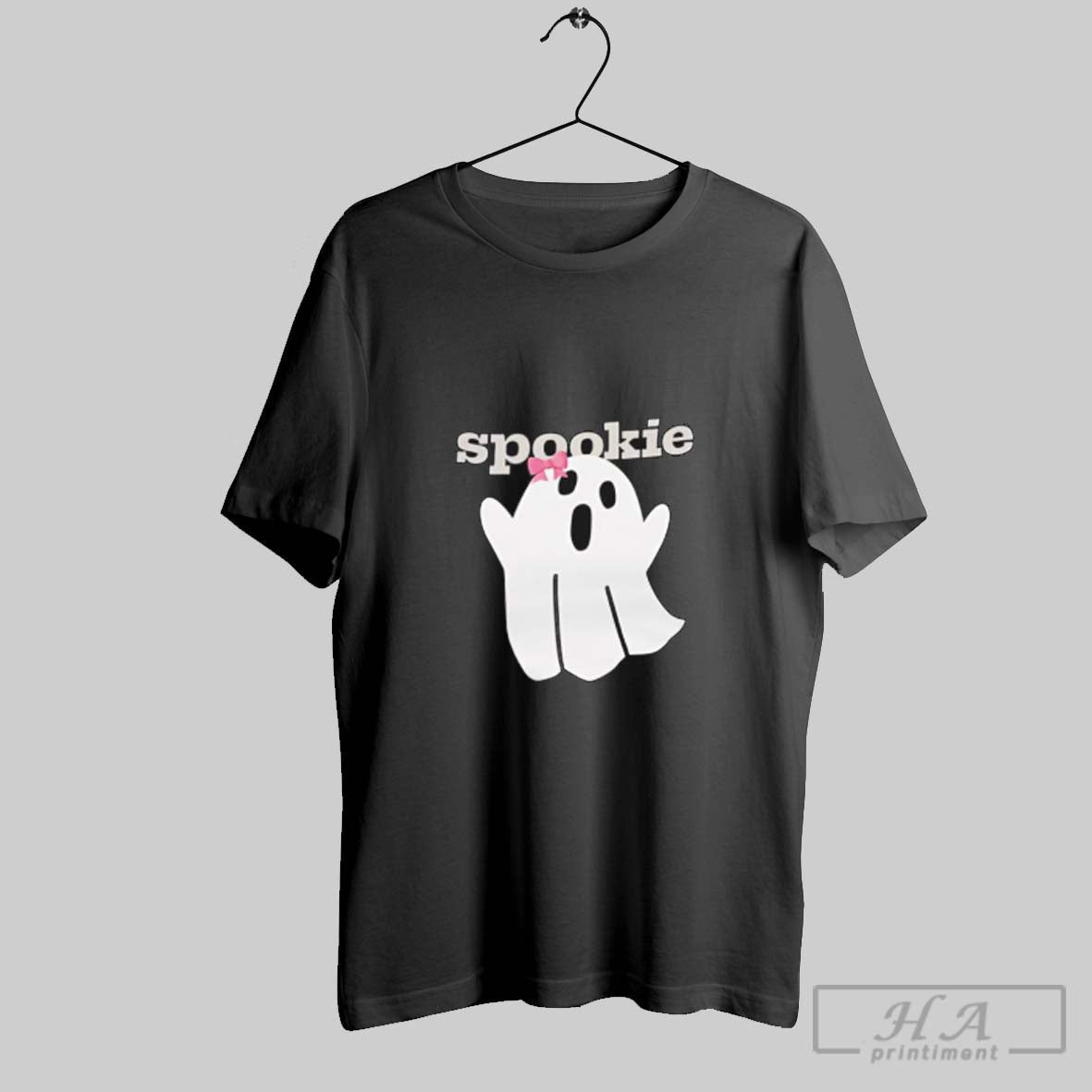 Ghost Halloween Spookie Tee Vintage Style