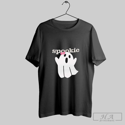 Ghost Halloween Spookie Tee Vintage Style