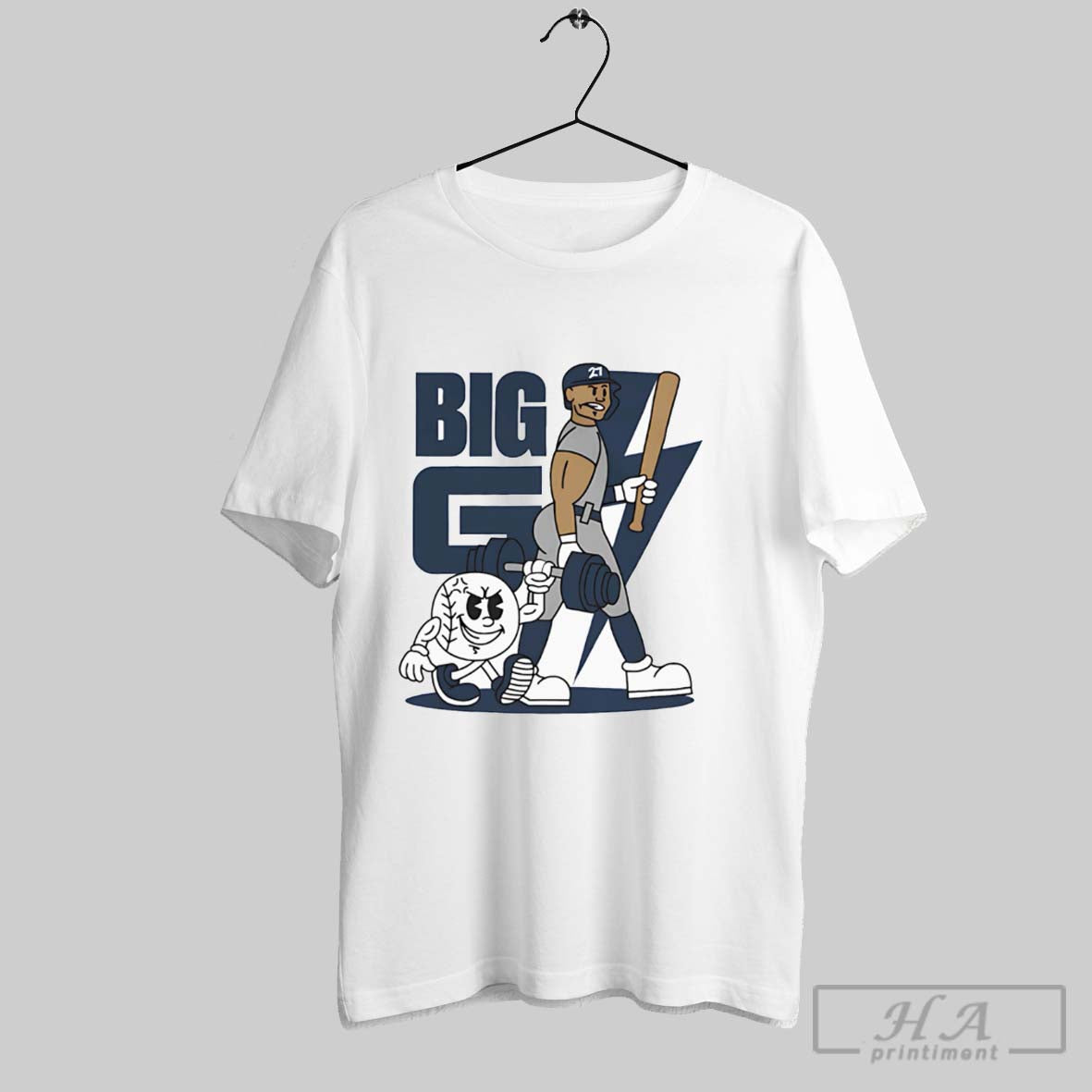 Giancarlo Stanton Big G Summer Cartoon Long Sleeve Trendy Fashion