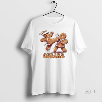 Gingerbread Karate Ginjas Merry Tee Exclusive Apparel
